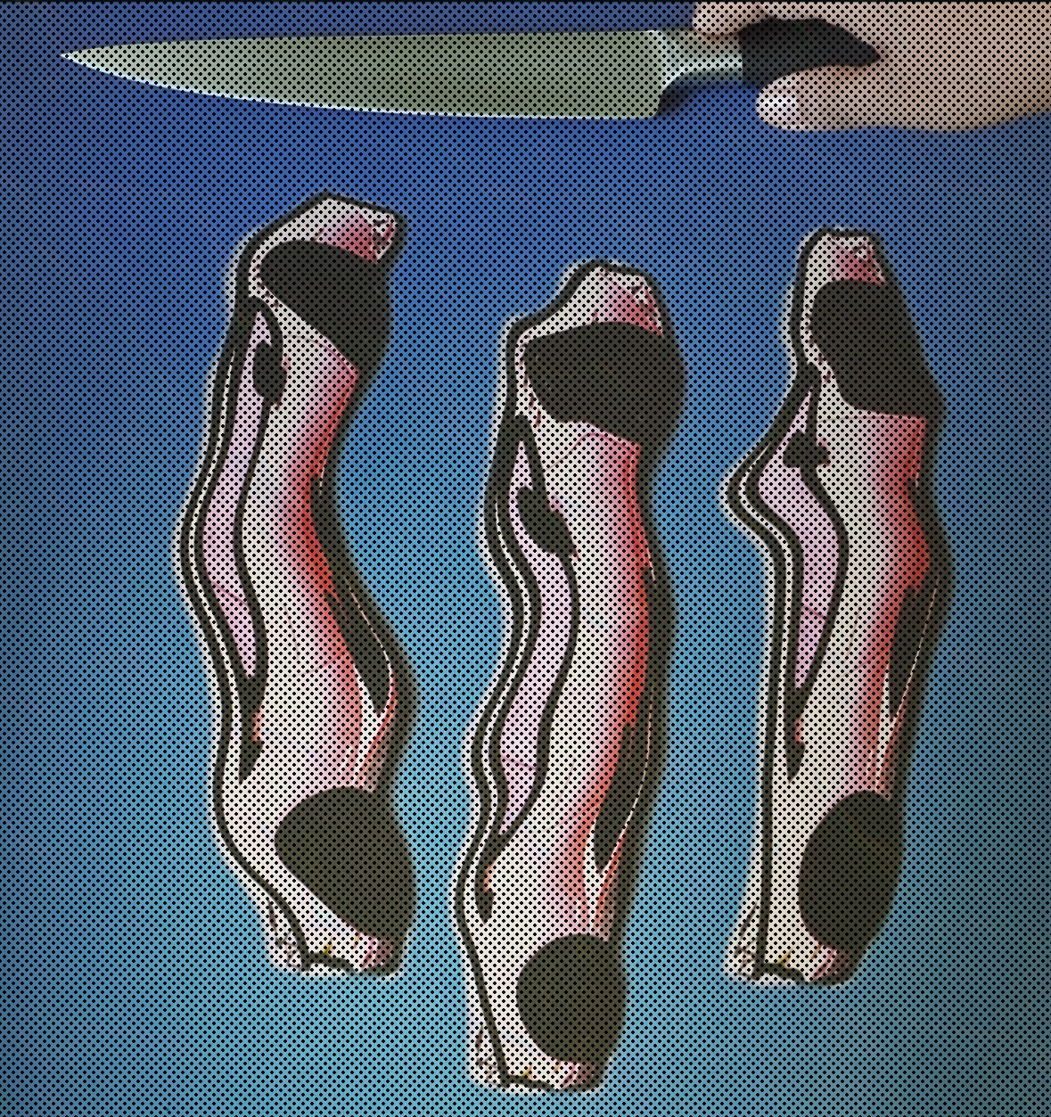 Distorted cars painting