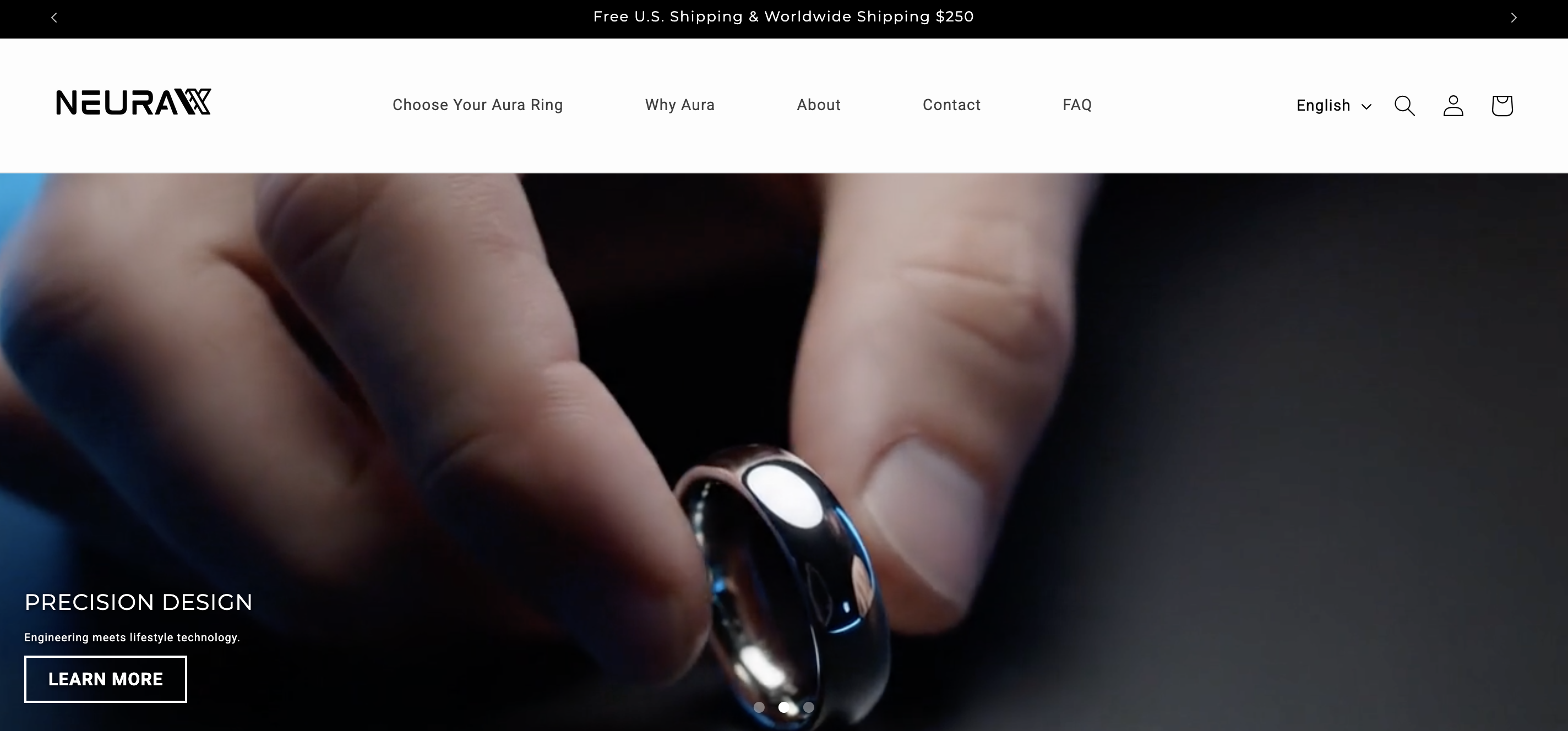 NeuralxAura Website Preview